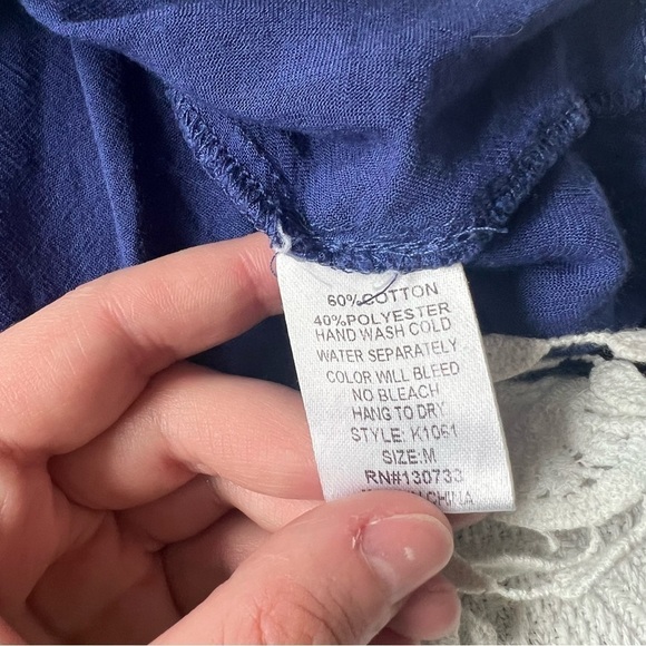 Kori | Blue Raindrop Tank Top - Picture 7 of 7